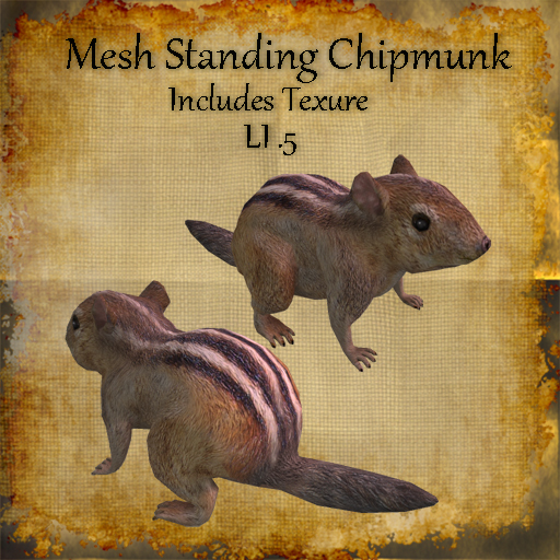 Bad Katz Mesh Standing Chipmunk 