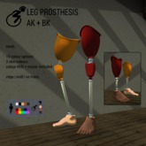 ROLLERPUNK leg prosthesis DOUBLE PACK