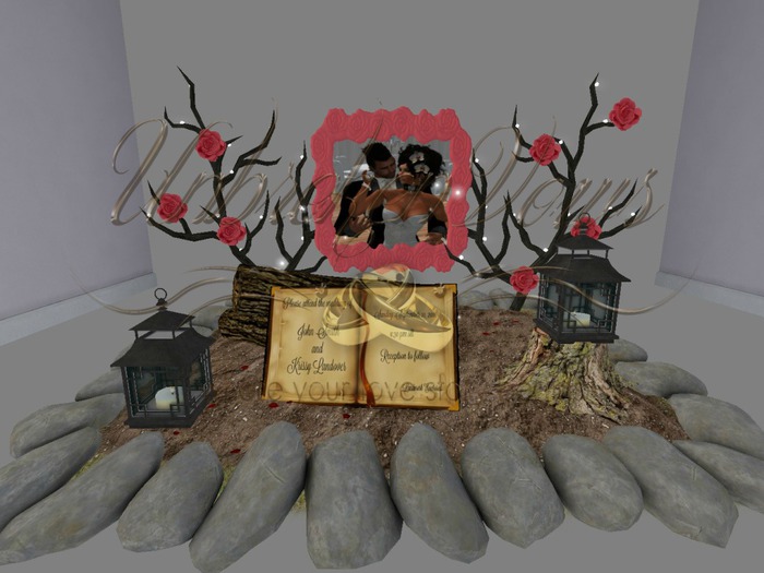 Woodsy Rose Invitation (boxed)
