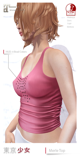 Tokyo.Girl - Merle Top Pink