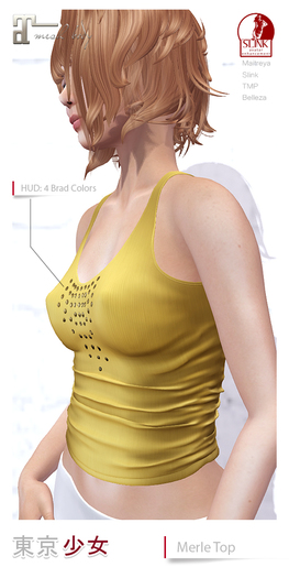 Tokyo.Girl - Merle Top Yellow