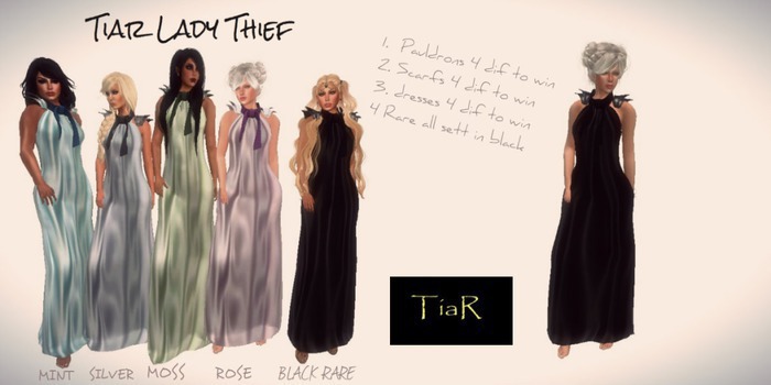 Tiar Lady Thief ROSE SCARF