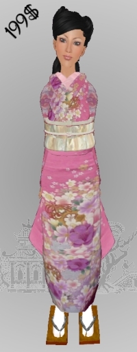 *CTK* Pink/Floral Furisode