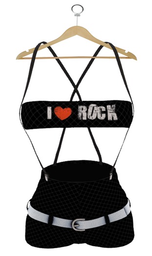 SiNeL:Mina Rock Black Outfit