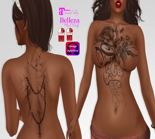 TSB ::: Tattoo rose and cross