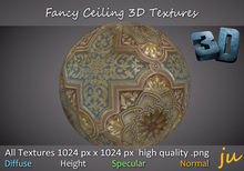 JU Fancy Ceiling 3D Textures Full Perm