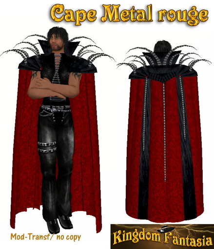 Box Cloak metal Red