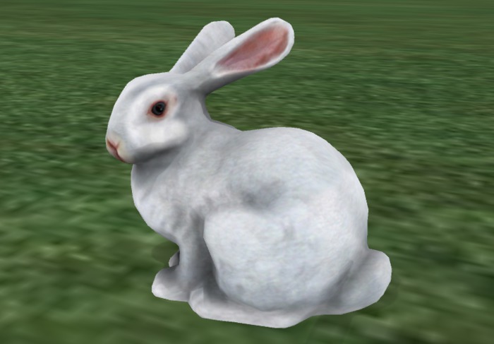 MM Garden Bunny - White