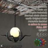 %Octopus Chandelier (FULL SET) *MESH* Delivery Box