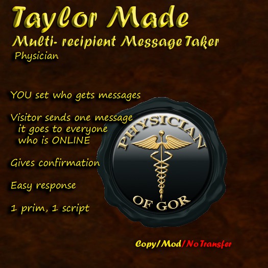 TM Multi-person Messager (Physician)