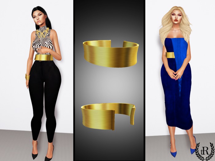 The Rove - Metallic belt - Gold