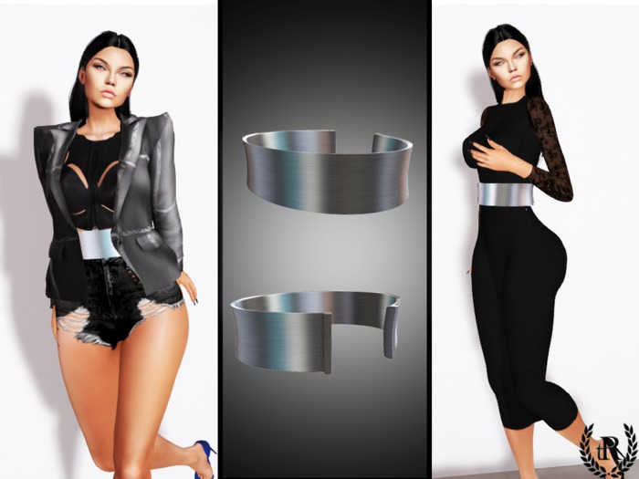 The Rove - Metallic belt - Silver