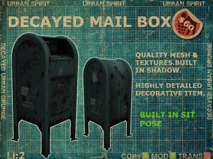 ~UrBaN SpIrIt~ Decayed Mail Box 