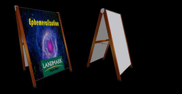 A-Frame Mesh Poster Board