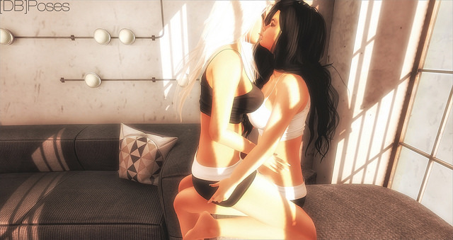 [DB]Poses - "your lips on mine"