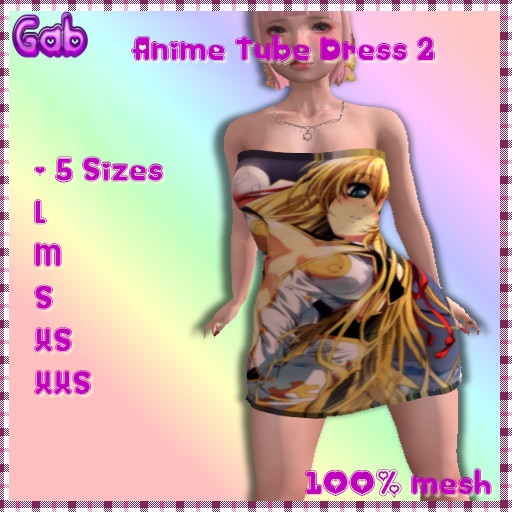 14. *Gab* Anime  Dress L $29