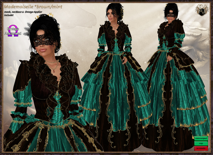 Mademoiselle *brown/mint (incl. Omega)