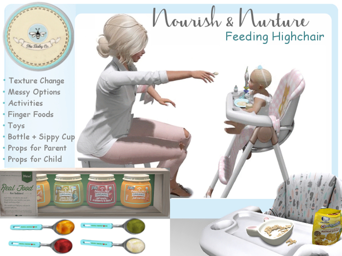 Nourish & Nurture ~ Highchair Stage I ~ The Baby Co.