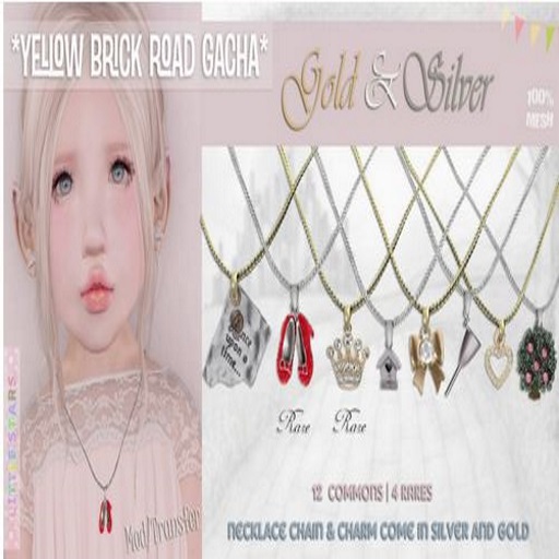 * {.:Little Stars.:} * Funnel Necklace (Silver)