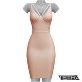 TETRA - Crystal Dress (Nude)