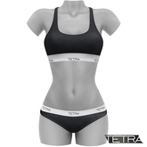 TETRA - Sporty Lingerie (Black)