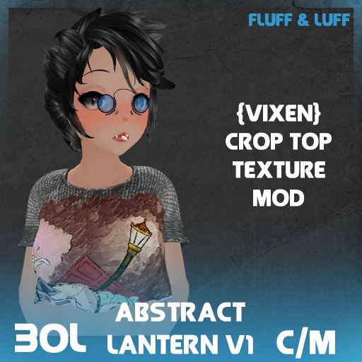 F&L - Abstract Crop Top Mod - Large Lantern