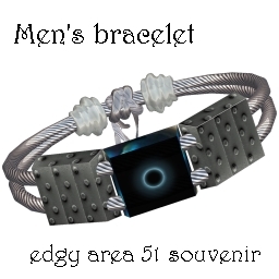 3 Block Industrial Cord Bracelet - Lg sz