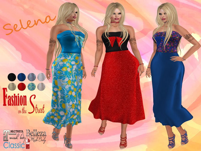 Selena Dress W/Hud