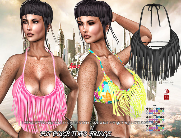*dafnis fAT PACK FRINGE TOP
