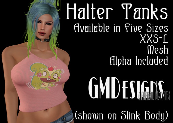 GMDesigns Happy Tree Friends Halter Crop