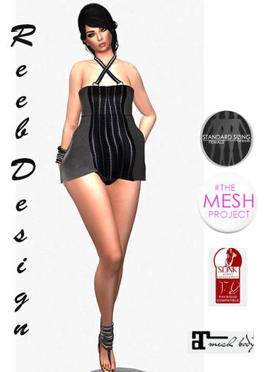 346 Reeb Design Nora Strapped Halter