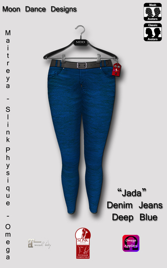 .:MDD:. Jada Denim Pants-Deep Blue 
