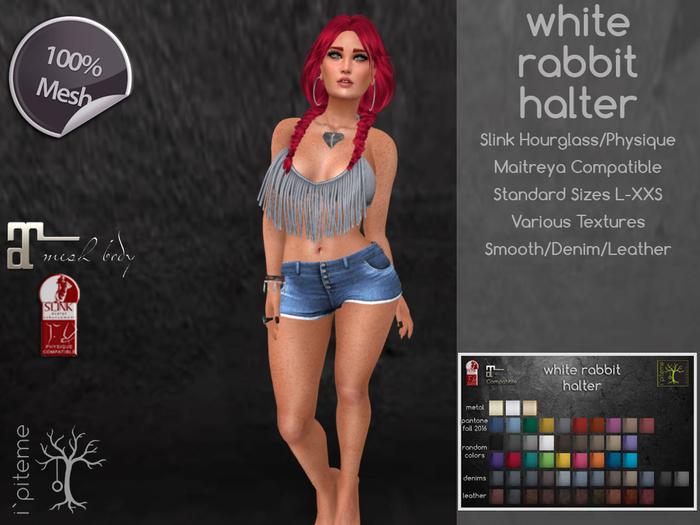 ~i~ White Rabbit Halter