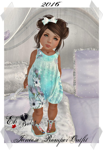 Eh Baby Second Life Marketplace - EH Baby ~ Janeese Romper Outfit