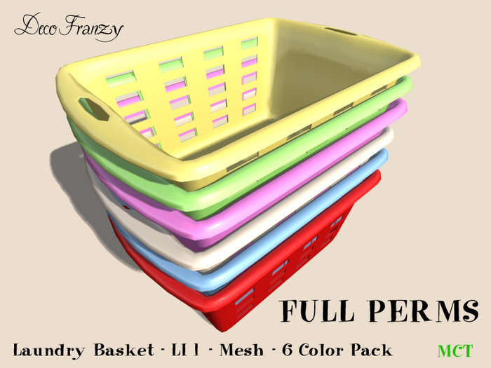 ~DecoFranzy~ Laundry Basket Pack Fullperm