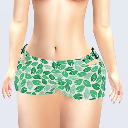 MoonRa Aqua Belen Shorts