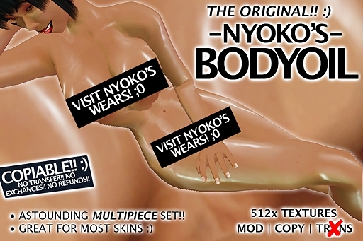 Nyoko's Bodyoil COPIABLE