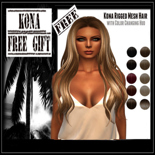 Kona Mesh Hair- Jade *Free*