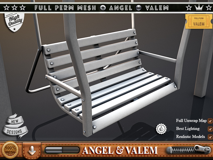 .::VALEM::.  Full Perm Mesh Great Elevator Romantic Swing
