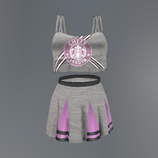 Pink Cheerleader Mesh Uniform box