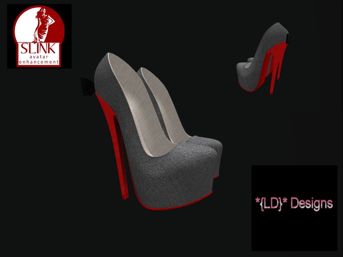 *{LD}* Slink High Pumps  - Silver