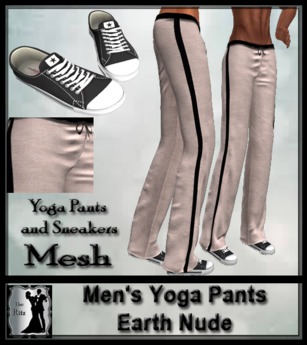Second Life Marketplace - Mens Yoga Earth Nude