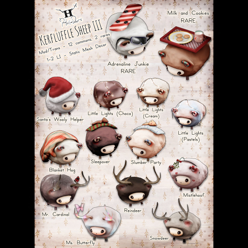 +Half-Deer+ Kerfluffle Sheep III - Adrenaline Junkie RARE