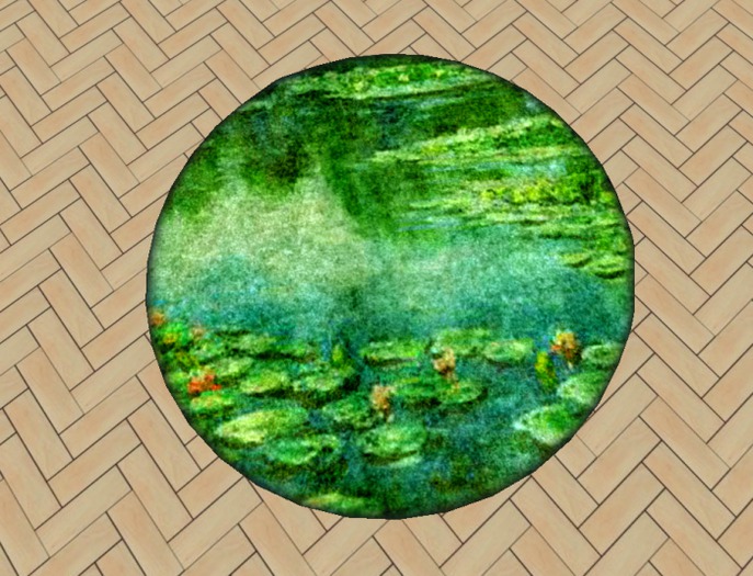 Gift-Seaweed Sonnet Mesh Monet Rug