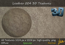 JU Leather 004 3D Textures Full Perm