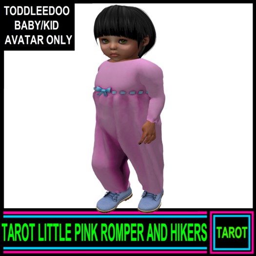 TAROT LITTLE PINK ROMPER AND HIKERS