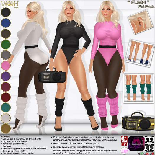 " VOOH " DESIGNS - FLASH *FAT PACK* (WEAR ME)