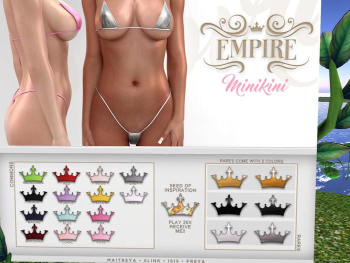 #EMPIRE - Minikini - Physique - grey