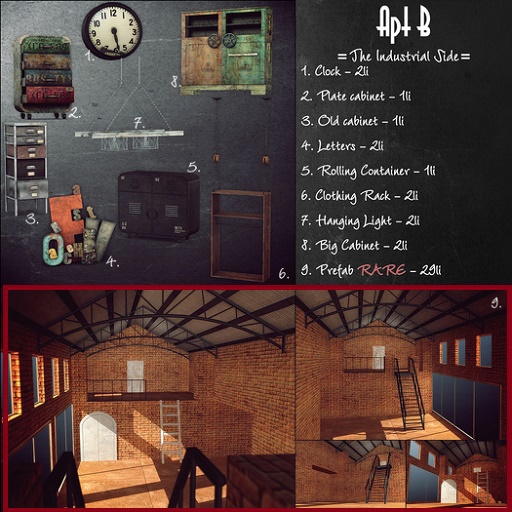 Apt B // The Industrial Side - Prefab RARE