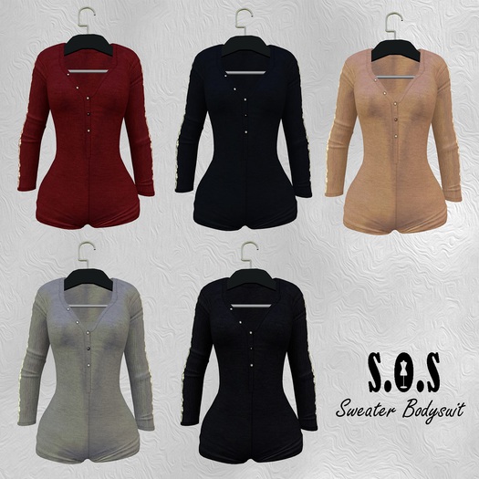 [S.O.S] Sweater Bodysuit FATPACK